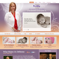 Home page for Houston Fertility Center